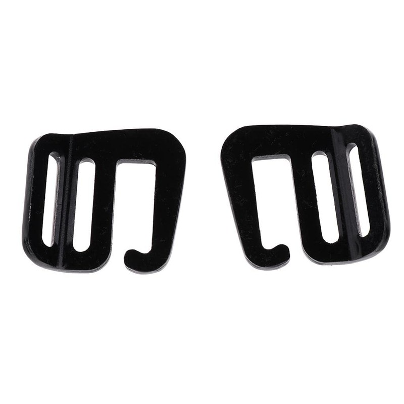 yuksok 2pcs Backpack g Shaped Hook Webbing Buckle Hardware, Lightweight