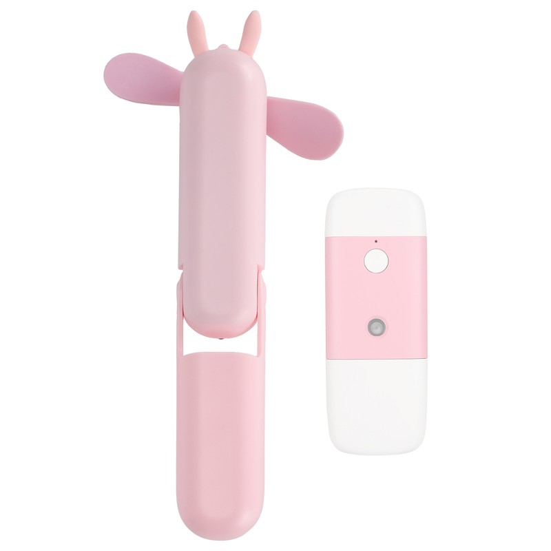 Handheld Fan Mini Small Folding USB Rechargeable Mobile Water Replenisher