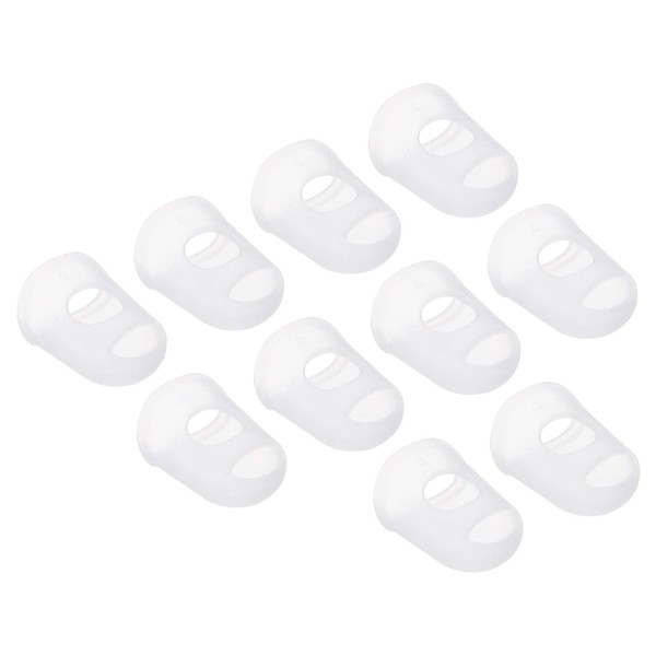 PATIKIL 0.67 Inch Rubber Finger Tips, 30 Pack Silicone Thumb