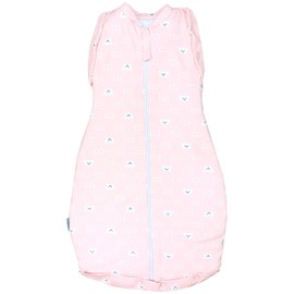 TupTam Baby Swaddling Bag, Oeko-Tex Certified Materials, Padded Baby Sleeping Bag, 2.5 Tog, Unisex, Padded 2.5 tog / bear CC pink