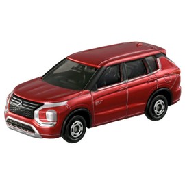 Takara Tomy Tomica No. 10 Mitsubishi Outlander PHEV (Blister Package), Mini Car, Airplane, Toy, Ages 3 and Up, Passed Toy Safety Standards, ST Mark Certified, TOMICA TAKARA TOMY