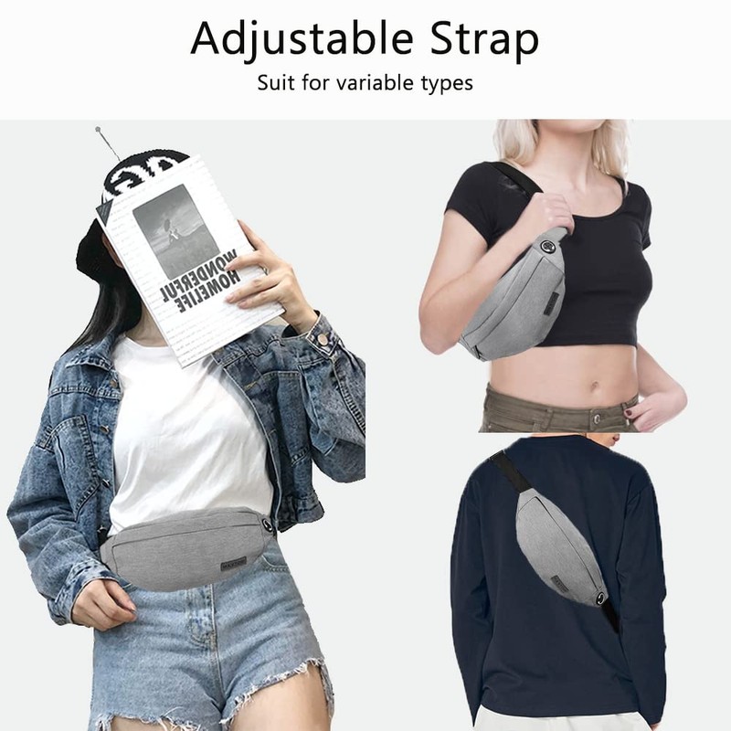 MAXTOP Small Crossbody Fanny Pack for Women Men Waist Pack