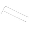 TOP-VIGOR 2Pcs 3/32" Ball End Hex Key Wrench, L Shaped