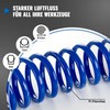 Poppstar Compressed Air Spiral Hose 5 m with Diameter 8