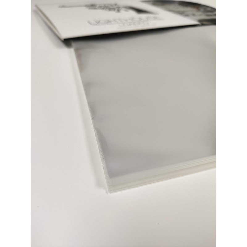7" Outer Clear Vinyl Record Sleeves Polypropylene 80 Micron x