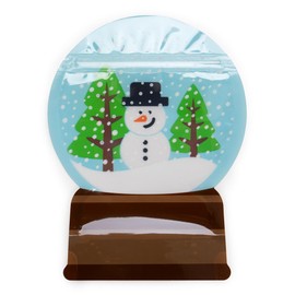 ClearBags Snow Globe Pouches 6x2.5x8 25 Pack | SP7SGZ | Resealable Stand Up Bags for Treats, Crafts, Gifts