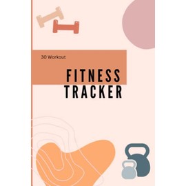 Fitness Tracker: Blank Workout Journal with suggested workout diagrams, ideal for beginners