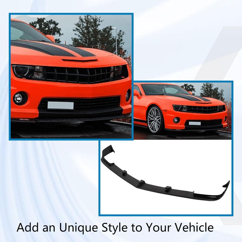 ECOTRIC Front Bumper Lip Compatible with 2010-2013 Camaro V8 SS