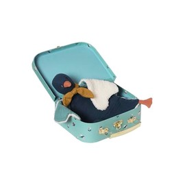VERTBAUDET Soft Toy Bird 2 Materials with Blue Bag