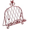 Iron Cookbook Stand ~ Book Holder Adorned with Bird ~