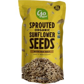 go Raw with Sea Salt Sprouted Organic Bag Keto Vegan Gluten Free Snacks Superfood, Sunflower Seeds, 22 Oz (22)