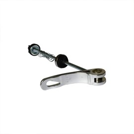 Yuauy Quick Release Skewers Bicycle Axle Front Rear Skewers Rod Steel Wheel +10 pcs Spring Replacements for Mountain Bike Road Bike Silver