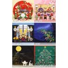 Furoshiki Furoshiki Saijiki, Seasonal Pattern, 100% Cotton, Small Furoshiki Tapestry