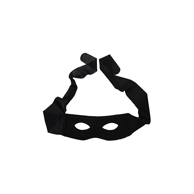 Eye Mask Costume Mask highwayman robber Fancy Dress Black Bandit