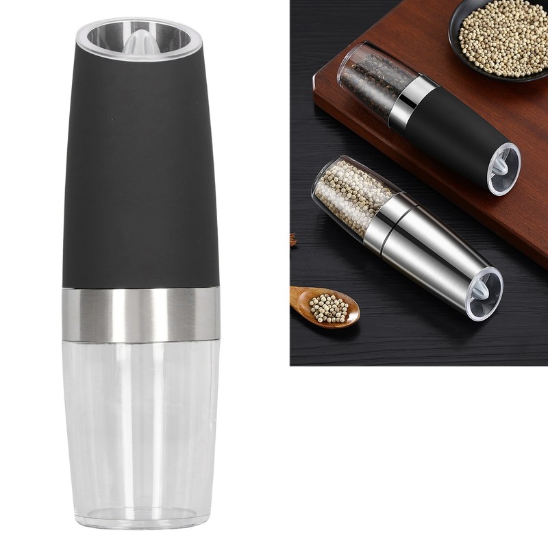 Salt and Pepper Grinder Electric Stainless Steel Gravity Sensor Adjustable