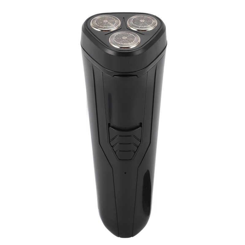 Electric Beard Trimmer 3 Floating Heads Rechargeable Precise Cutting Cordless