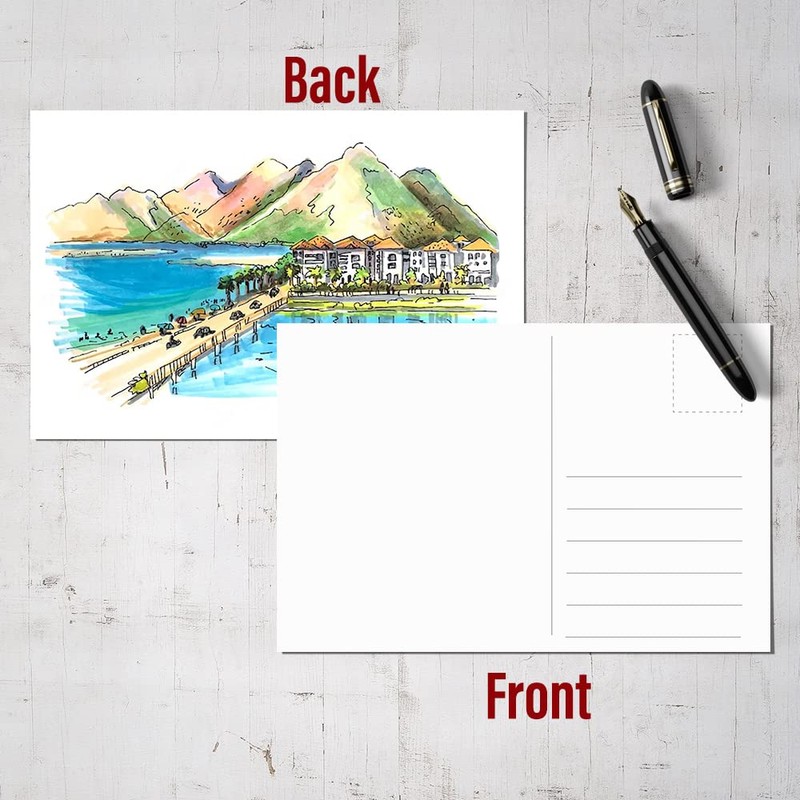 Pack of 10 Blank Postcards White Cards (149 x 105