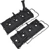 BDFHYK Left & Right Valve Cover Set with Gaskets Compatible