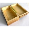 QCAA Solid Brass 180 Degrees Small Piano Hinge Wooden Jewery