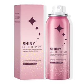 Body Glitter, Body Glitter Spray, Long-Lasting Powder, Suitable for Stage, Party, Carnival Makeup, Pink Outfit, 4.05 Fluid Ounces
