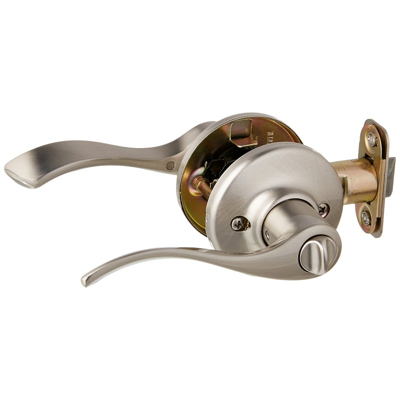 Kwikset Balboa Interior Privacy Door Handle with Lock, Door Lever