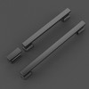9BUILD 5 Inch(128mm) 20 Pack Matte Black Cabinet Pulls -
