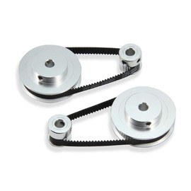 Zeberoxyz Set of 2 GT2 Synchronous Wheel, 20 & 60 Teeth, 6.35 mm Bore, Aluminium Timing Belt Pulley with 2 Pieces Length 200 mm Width 6 mm Belt (20-60T-6.35B-6)