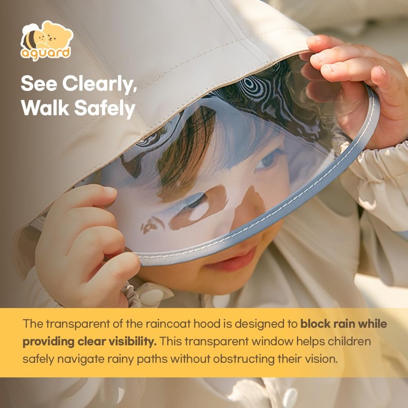 AGUARD toddler rain jacket