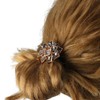 Pokinge 5pcs Crystal Hair Rope Exquisite Rhinestone Hair Rubber Band