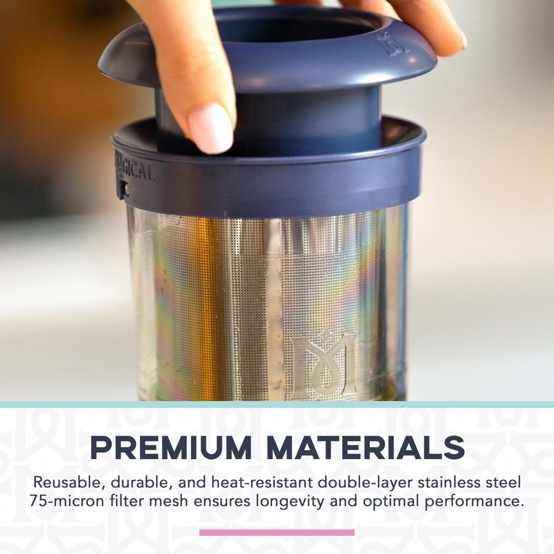 Magical Butter Filter Press Strainer for Infusions and 3 Pack