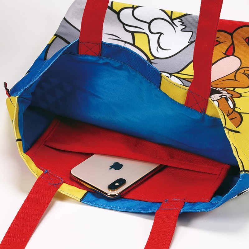 Skater TOON ZCTB1-A Canvas Tote Bag Tom & Jerry