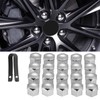 Kalmaegee 20PCS 19MM Wheel Nut Covers Universal Car Wheel Lug