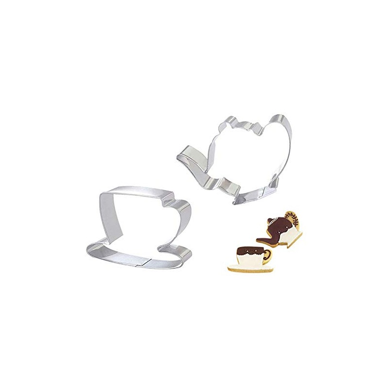 WDYJMALL Teapot Coffee Cup Cookie Cutter