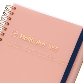 【DELFONICS】Rollbahn Free Diary Clear L (Clear Pink)