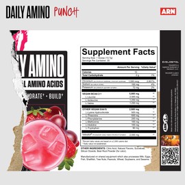 Arms Race Nutrition | ARN | Daily Amino Essential Amino Acids (30 Servings, Punch)