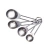 Mason Cash Set of 4 Stainless Steel Measuring Spoons, Silver