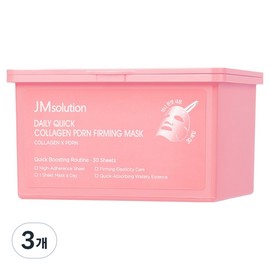 JM Solution Daily Quick Collagen PDRN Firming Elasticity Mask 350ml, 3 Packs, 30 Packs / 제이엠솔루션 데일리 퀵 콜라겐 PDRN 퍼밍 탄력 마스크 350ml, 3개, 30개입