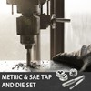 GMTOOLS 40PCS Tap and Die Set, Metric Size Standard M3