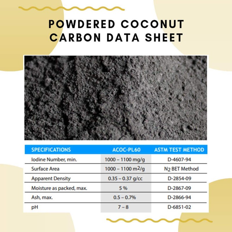 EnviroSupply Powdered Coconut Shell Activated Carbon - Resealable Bulk 3