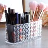 Acrylic Makeup Finger Nail Art Tool Organizer 3 Spaces For