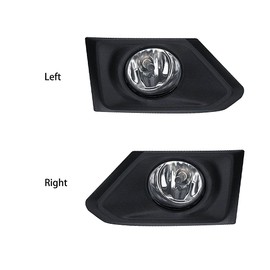 VGETTING Fog Light For Nissan Altima 2019 2020 2021 Fog Lamps Replacement Front Driving Lights Assembly For Altima Halogen Bulb With Bezel+Wiring Harness