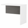 BBF Echo 36W Desk Return in Pure White and Modern