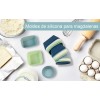 Lohotek Utensilios repostería kit antiadherente alimenticio de silicona reutilizable de
