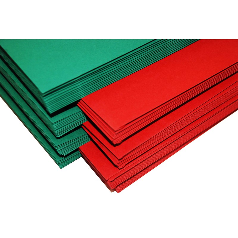 Craft UK 2359-100 C5 Xmas Envelopes (50 Red & 50