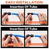170PCS Push-to-Connect Air Fittings Kit, Quick Connect 1/8",1/4",5/16",3/8",1/2" NPT with