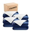 Arkwright Sherpa Fleece Throw Blanket - Case of 4 -