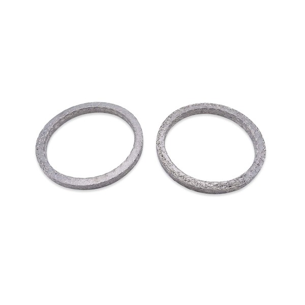 Dasen Steel Mesh Style Crush Seal Exhaust Port Gasket Kits Compatible with 1984-2023 Harley Big Twin and Sportster XL Replace OEM 17048-98
