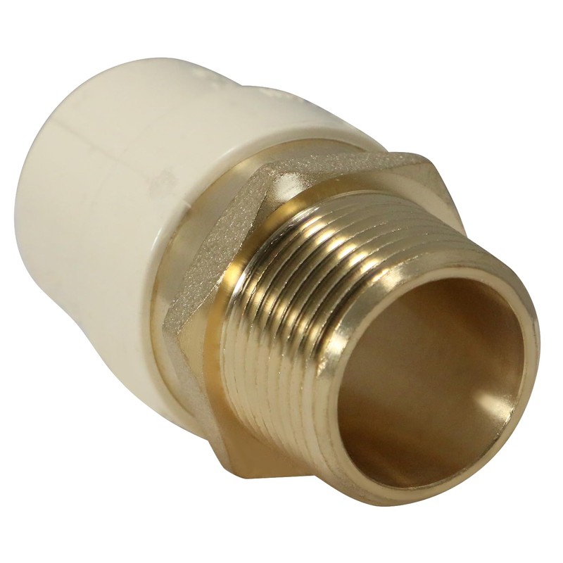 2 Pack XFITTING CPVC Transition Coupling | 3/4" CPVC x