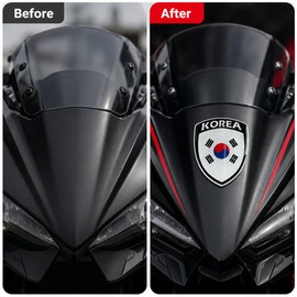 3D Reflective National Flag Motorcycle Stickers – Waterproof Epoxy Resin Decals for Helmets & Fuel Tanks