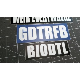 5-pack Grateful Dead Bumper Stickers V2 Jerry Garcia MAGA Weir Everywhere GDTRFB